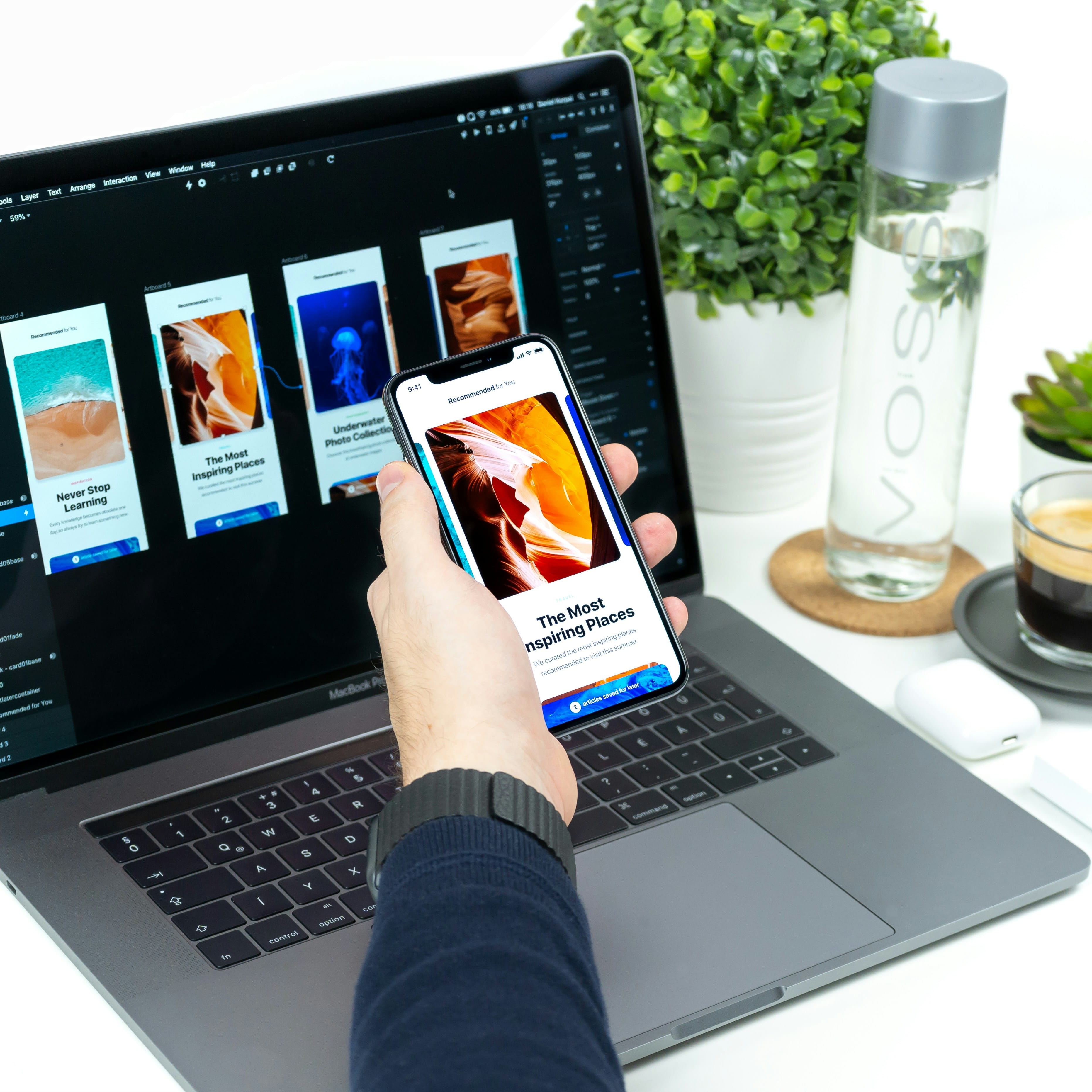 Website design cost UK example